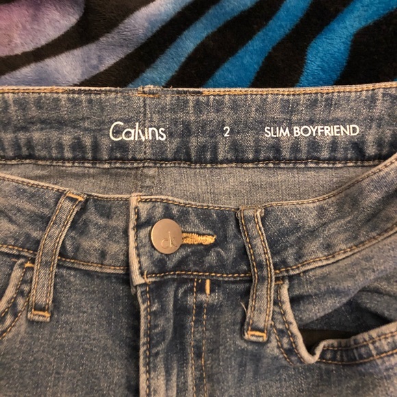 Calvin Klein Slim Boyfriend Jeans - Picture 2 of 5